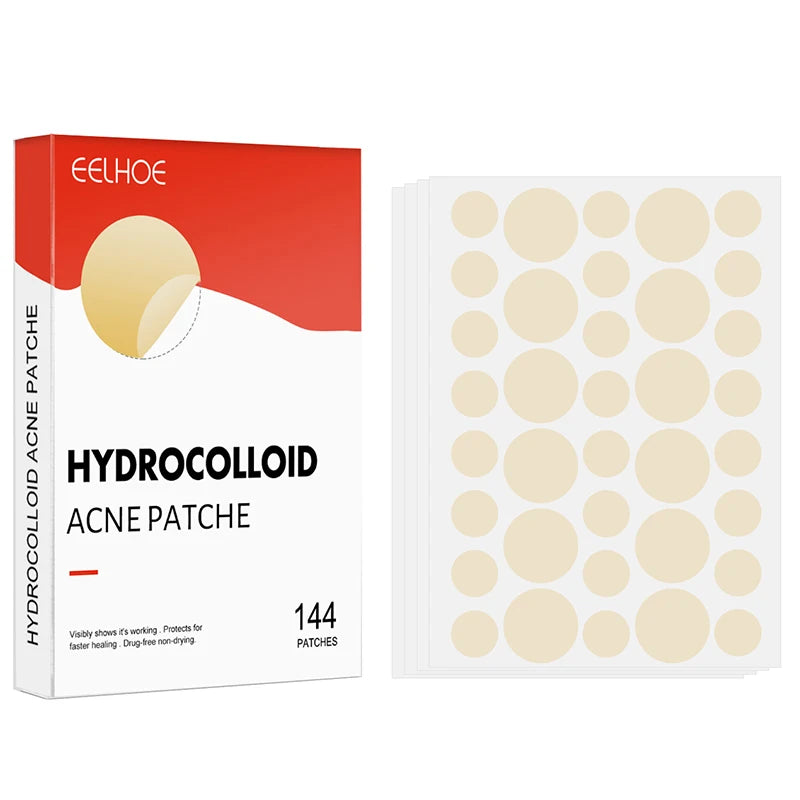 Invisible Hydrocolloid Acne Patch Self-Repair Patch Absorbing Covering Pads for Covering Pimples and Blemishes